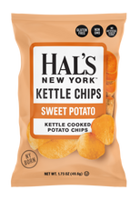 Load image into Gallery viewer, Hal's New York Kettle Cooked Potato Chips, Sweet Potato, 1.75oz (Pack of 24)
