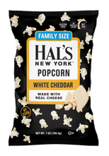 Load image into Gallery viewer, Hal's New York Popcorn, White Cheddar, 7oz (Pack of 9)
