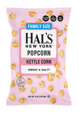 Load image into Gallery viewer, Hal's New York Gluten Free Kettle Corn Popcorn, Sweet &amp; Salty, 8 oz (Pack of 9)
