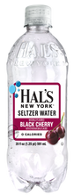 Load image into Gallery viewer, Hal's New York Seltzer Water 20oz, Black Cherry (Pack of 24)
