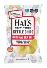 Load image into Gallery viewer, Hal&#39;s New York Kettle Cooked Potato Chips, Sea Salt, 2 oz (Pack of 24)
