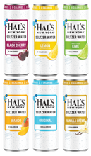 Load image into Gallery viewer, Hal&#39;s New York Seltzer Water, 6 Flavor Variety, 12oz Slim Cans - Multi-Pack
