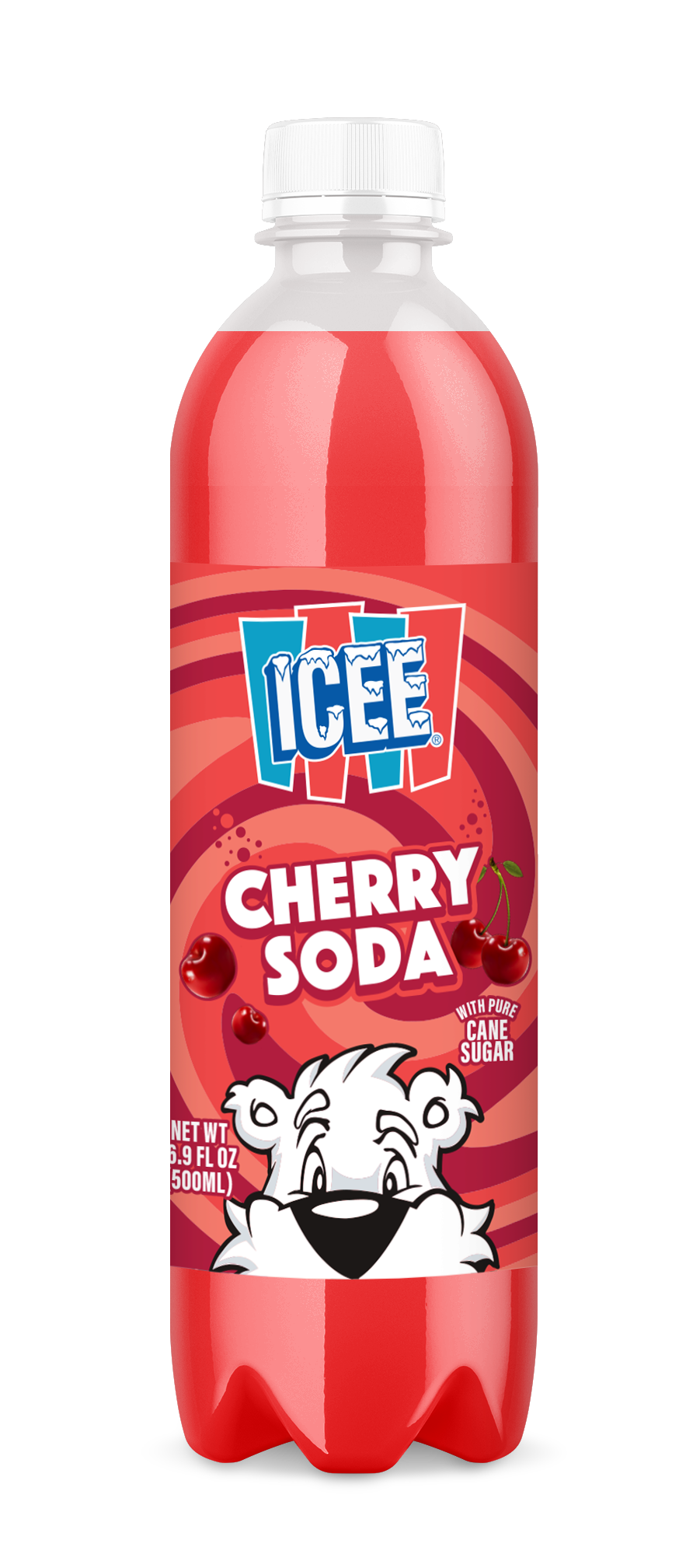 ICEE Sparkling Soda Soft Drink, Cherry, 17oz (Pack of 12)