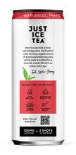 Load image into Gallery viewer, Just Ice Tea AWAKEN Organic Cold Brew Tea, Strawberry Spark, 12oz (Pack of 12)
