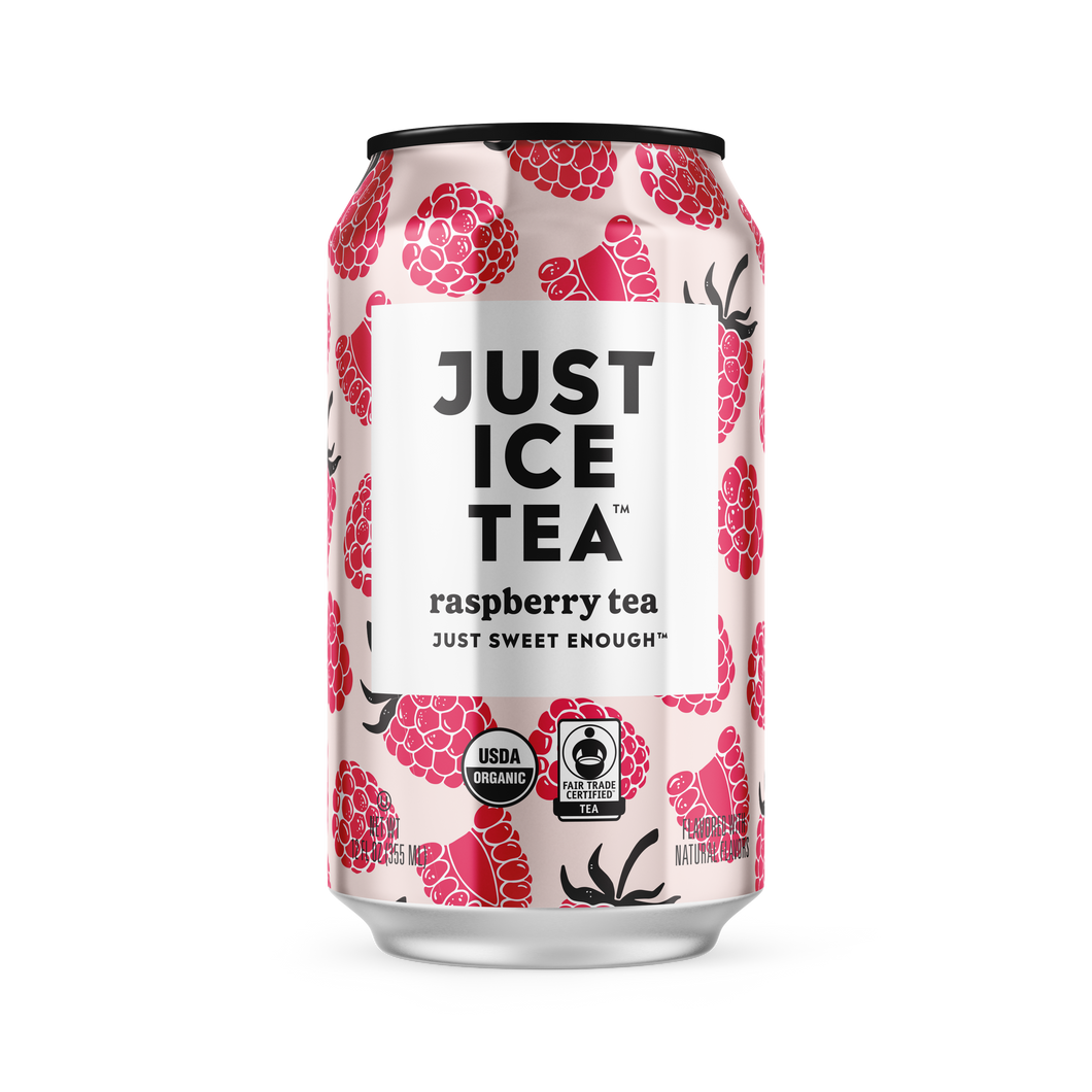 Just Ice Tea, Raspberry Tea, 12oz (Pack of 12)