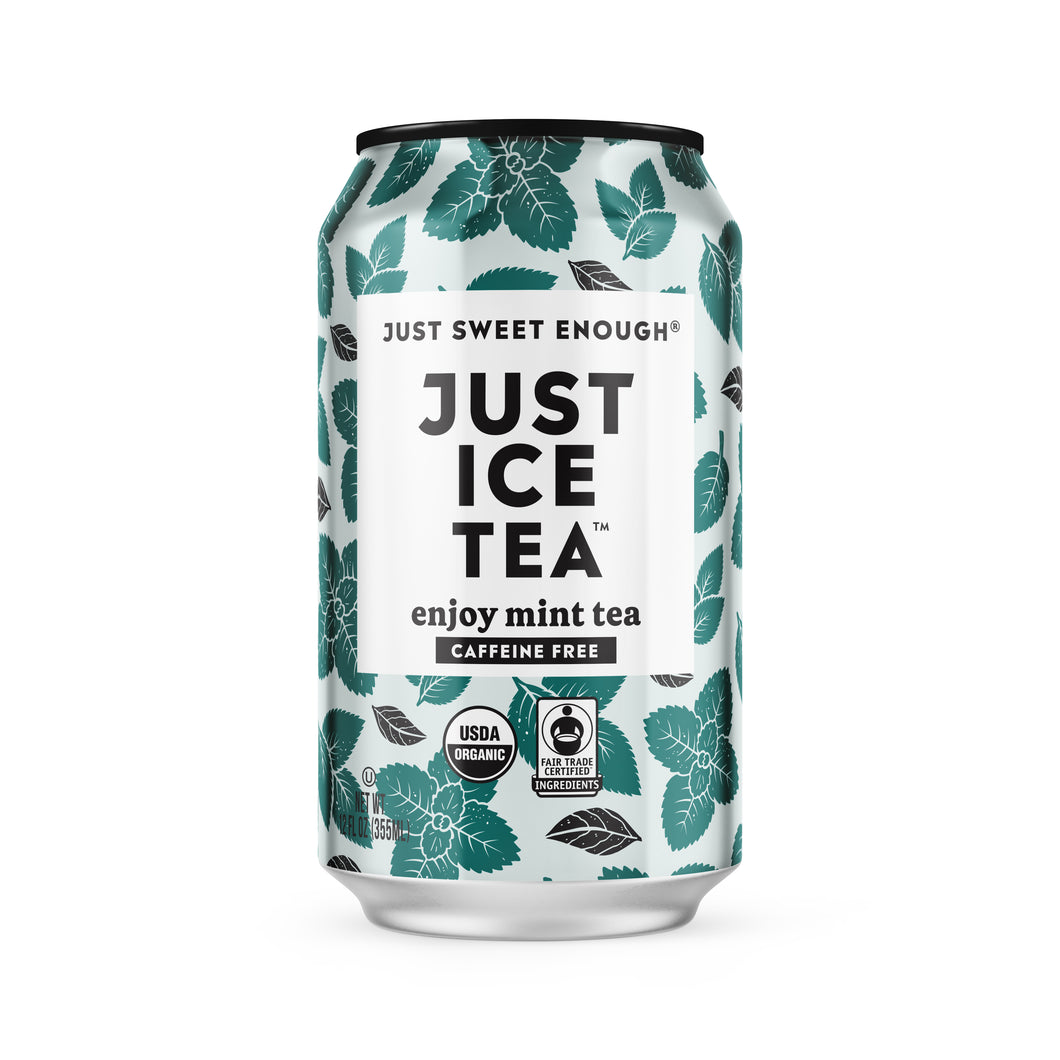 Just Ice Tea, Enjoy Mint Tea, 12oz (Pack of 12)