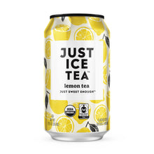 Load image into Gallery viewer, Just Ice Tea, Lemon Tea, 12oz (Pack of 12)
