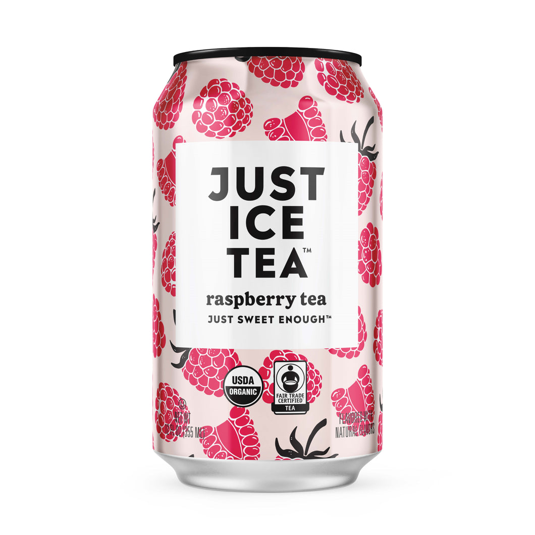 Just Ice Tea, Raspberry Tea, 12oz (Pack of 12)