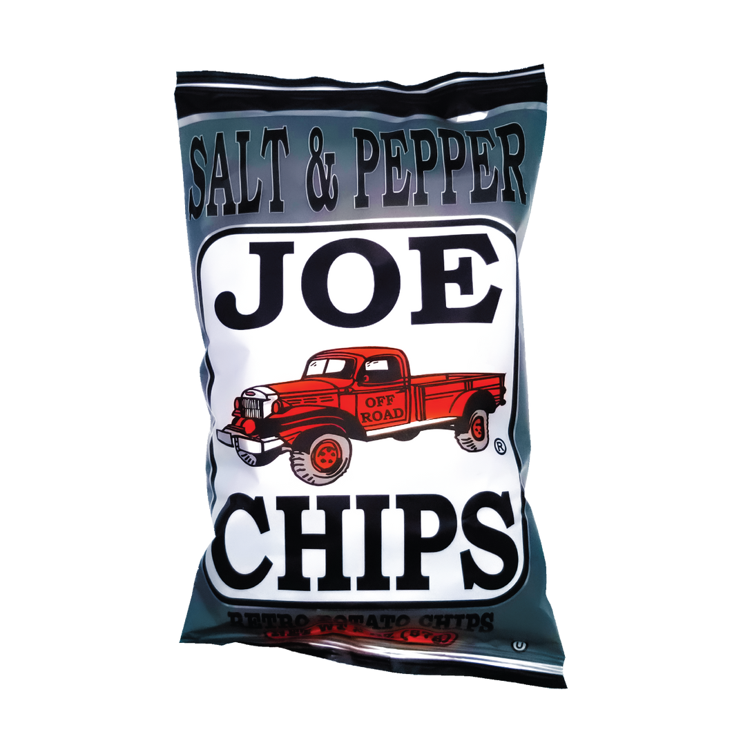 Joe Chips Kettle Cooked Chips, Salt & Pepper, 2oz (Pack of 28)