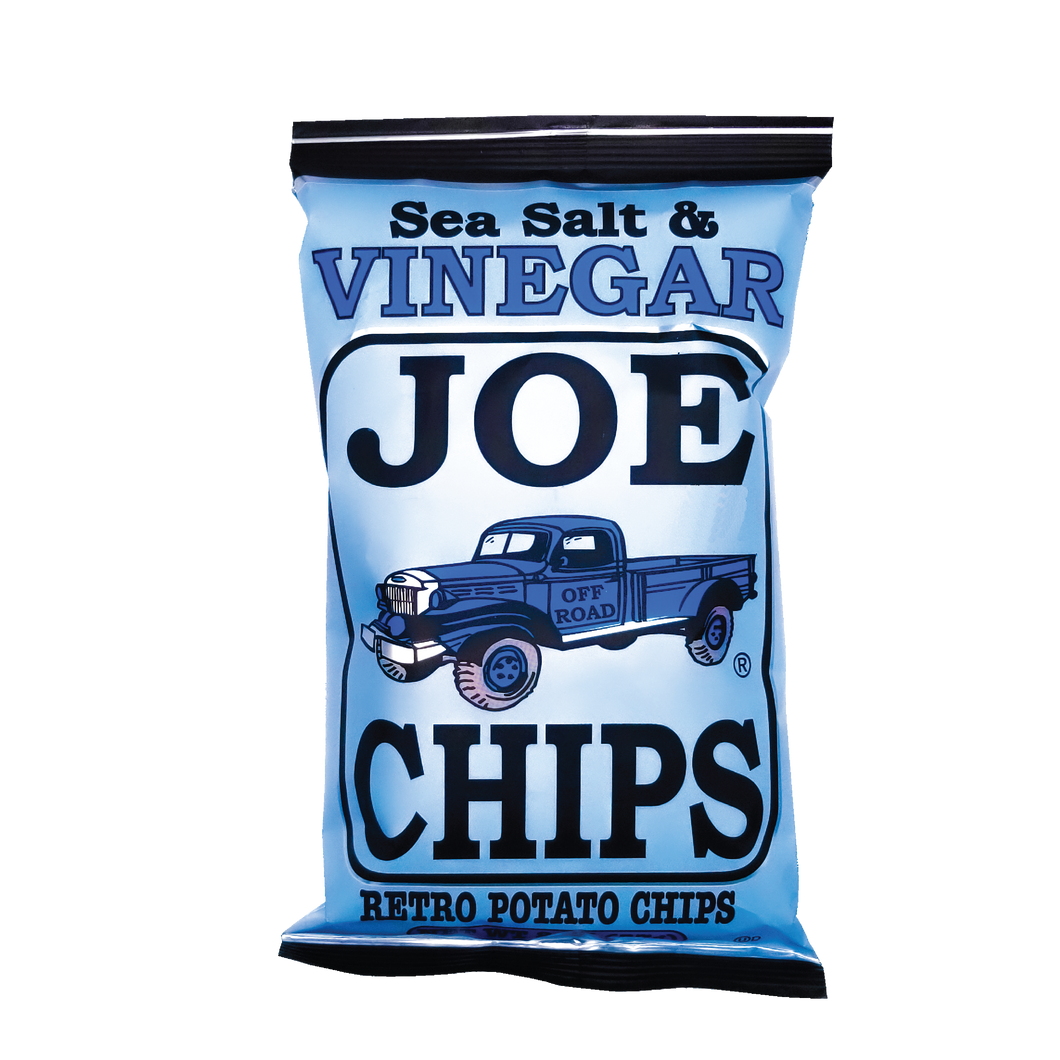 Joe Chips Kettle Cooked Chips, Salt & Vinegar, 2oz (Pack of 28)