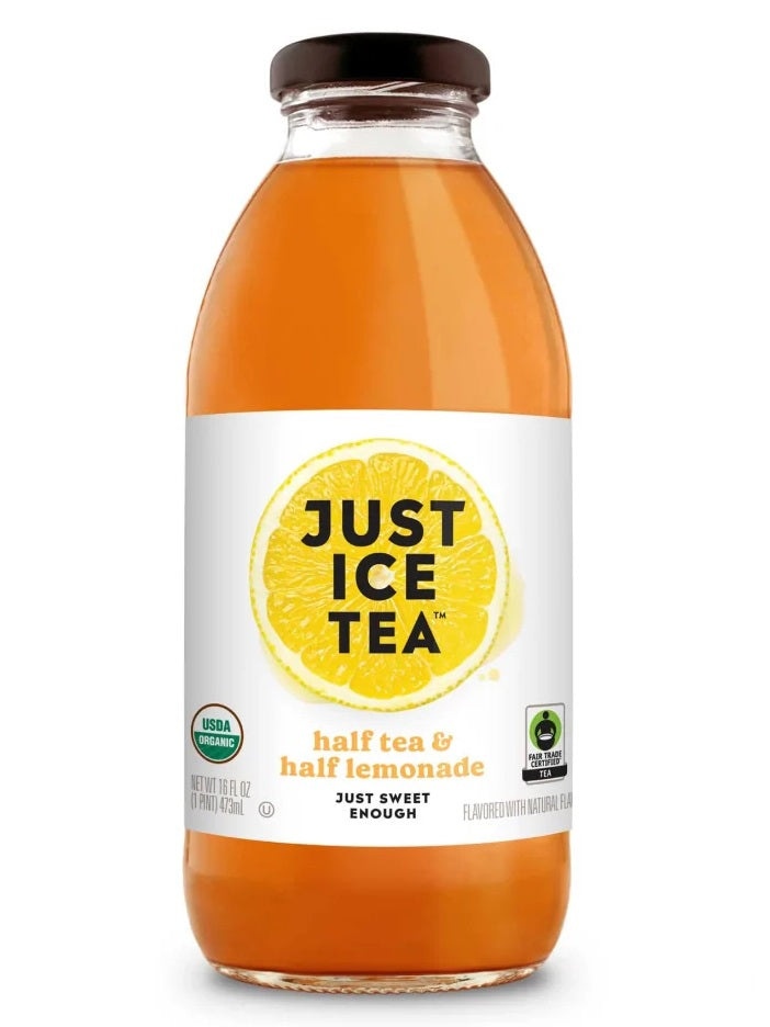 Just Ice Tea, Half Tea & Half Lemonade, 16oz