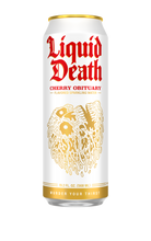 Load image into Gallery viewer, Liquid Death Sparkling Water, Cherry Obituary, 19.2oz King Size (Pack of 12)
