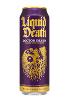 Load image into Gallery viewer, Liquid Death Sparkling Water, Doctor Death, 19.2oz King Size (Pack of 12)
