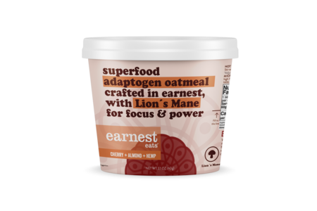 Earnest Eats Superfood Adaptogen Oatmeal Cup, Cranberry Almond, 2.1 oz