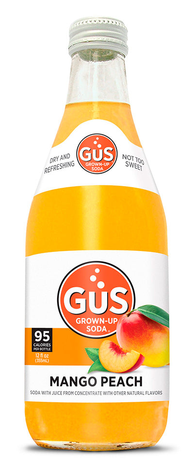 GuS Soda Mango Peach 12 oz