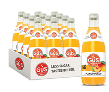 Load image into Gallery viewer, GuS Soda Mango Peach 12 oz, Multi Pack
