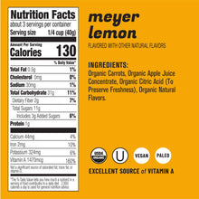 Load image into Gallery viewer, Eat the Change Organic Carrot Chews, Meyer Lemon, 4.23oz Pouches (Pack of 8)
