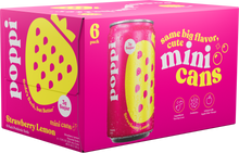 Load image into Gallery viewer, Poppi Prebiotic Soda, Strawberry Lemon, 7.5oz Mini Cans - Multi-Pack
