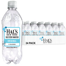 Load image into Gallery viewer, Hal&#39;s New York Seltzer Water 20oz, Original (Pack of 24)
