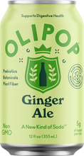 Load image into Gallery viewer, Olipop Sparkling Tonic Prebiotic Drink, Ginger Ale, 12oz (Pack of 12)
