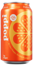 Load image into Gallery viewer, Poppi Prebiotic Soda, Orange , 12 oz (Pack of 12)
