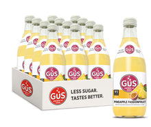 Load image into Gallery viewer, GuS Soda Pineapple Passionfruit 12 oz - Multi-Pack
