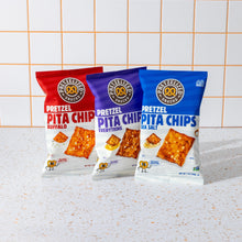 Load image into Gallery viewer, PRETZELIZED Pretzel Pita Chips, Sea Salt Flavored, 7oz Bag - Multi-Pack
