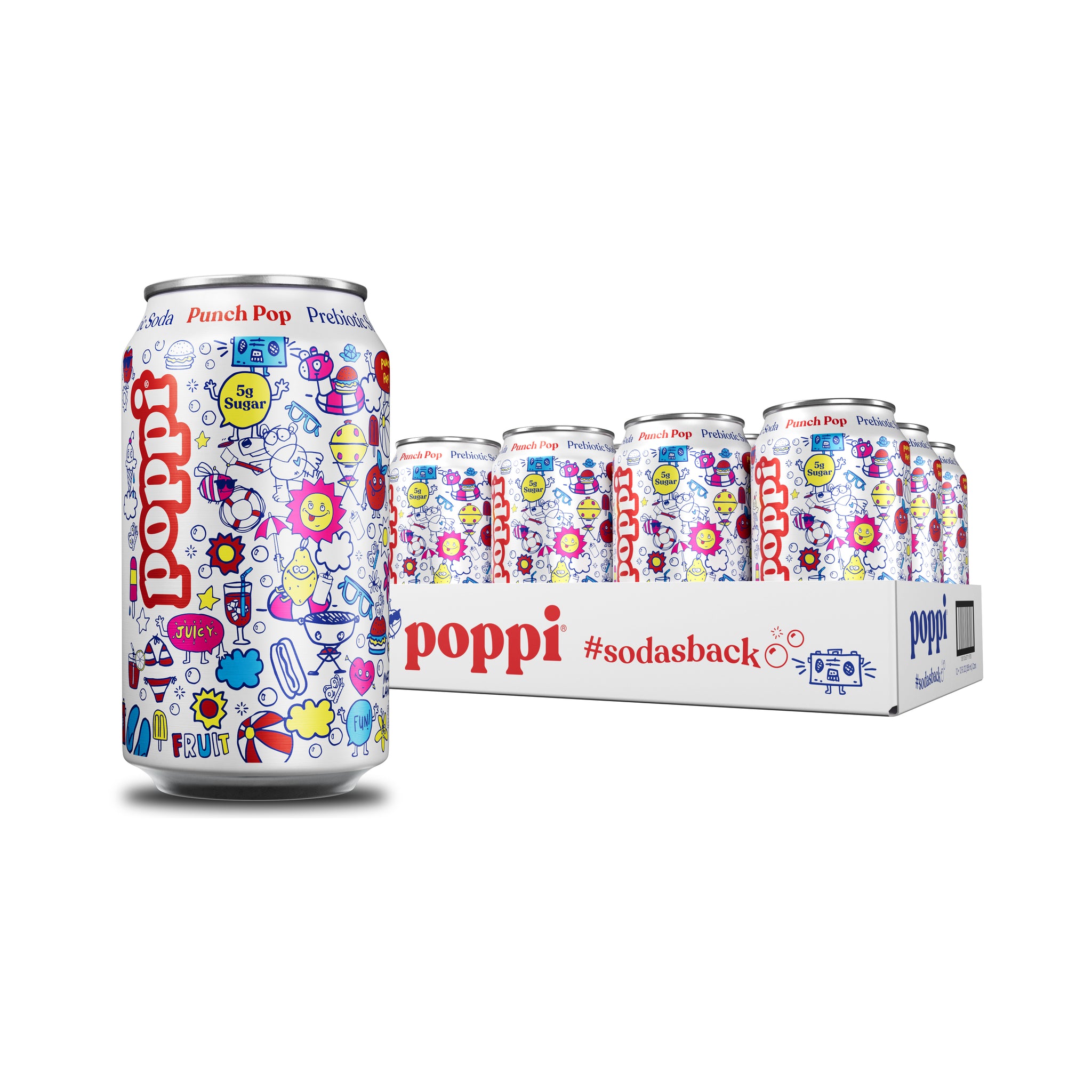 【hippiedippy】soda jp Poppi Strawberry Lemon Prebiotic Soda 4 Pack, 12 FZ | eBay