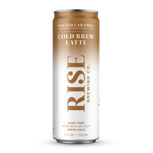 Load image into Gallery viewer, RISE Brewing Co. Cold Brew Latte, Salted Caramel, 11oz (Pack of 12)
