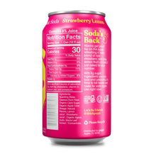 Load image into Gallery viewer, Poppi Prebiotic Soda, Strawberry Lemon, 12 oz (Pack of 12)
