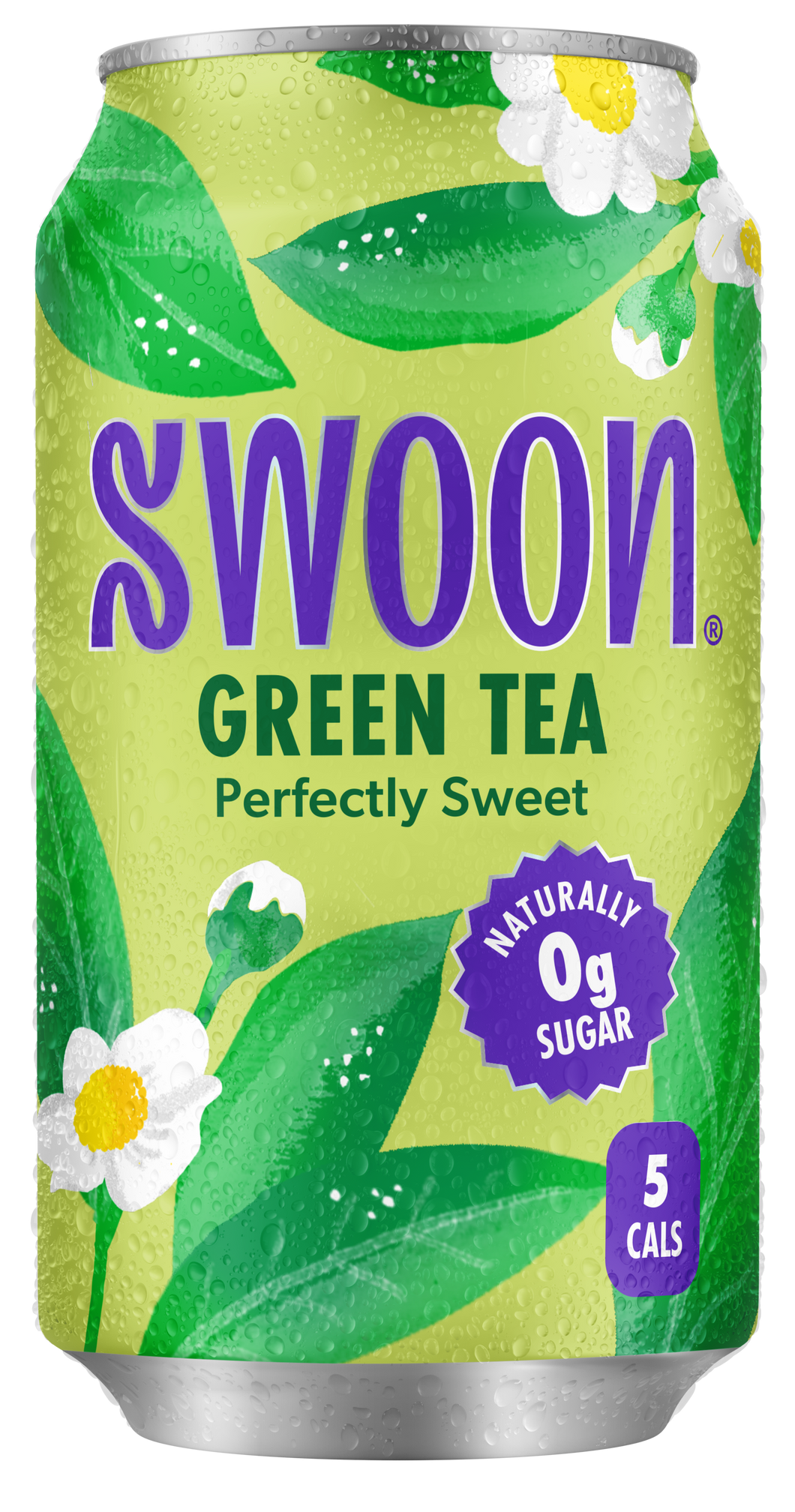 SWOON Sugar Free Iced Tea, Green Tea, 12oz (Pack of 12)