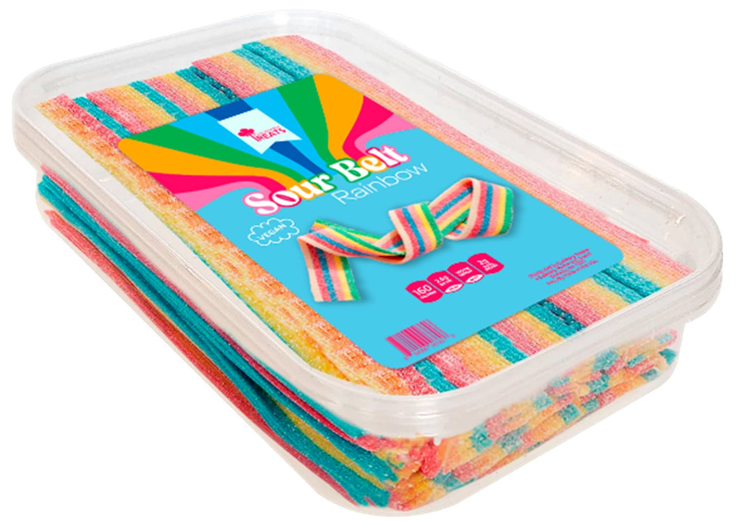 Culinary Treats Rainbow Sour Gummy Belts, 7oz - Multi-Pack