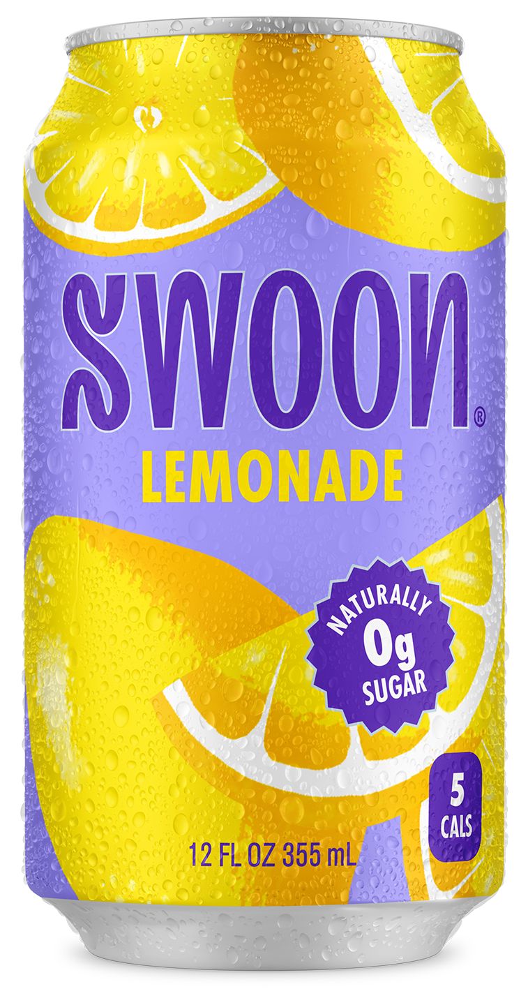 SWOON Sugar Free Lemonade, Classic Lemonade, 12oz (Pack of 12)