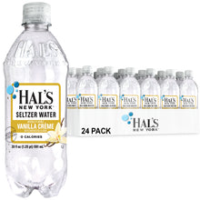 Load image into Gallery viewer, Hal&#39;s New York Seltzer Water 20oz, Vanilla Créme (Pack of 24)
