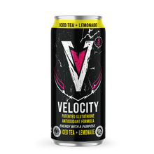 Load image into Gallery viewer, Velocity Energy Drink, Iced Tea &amp; Lemonade, 16oz (Pack of 12)

