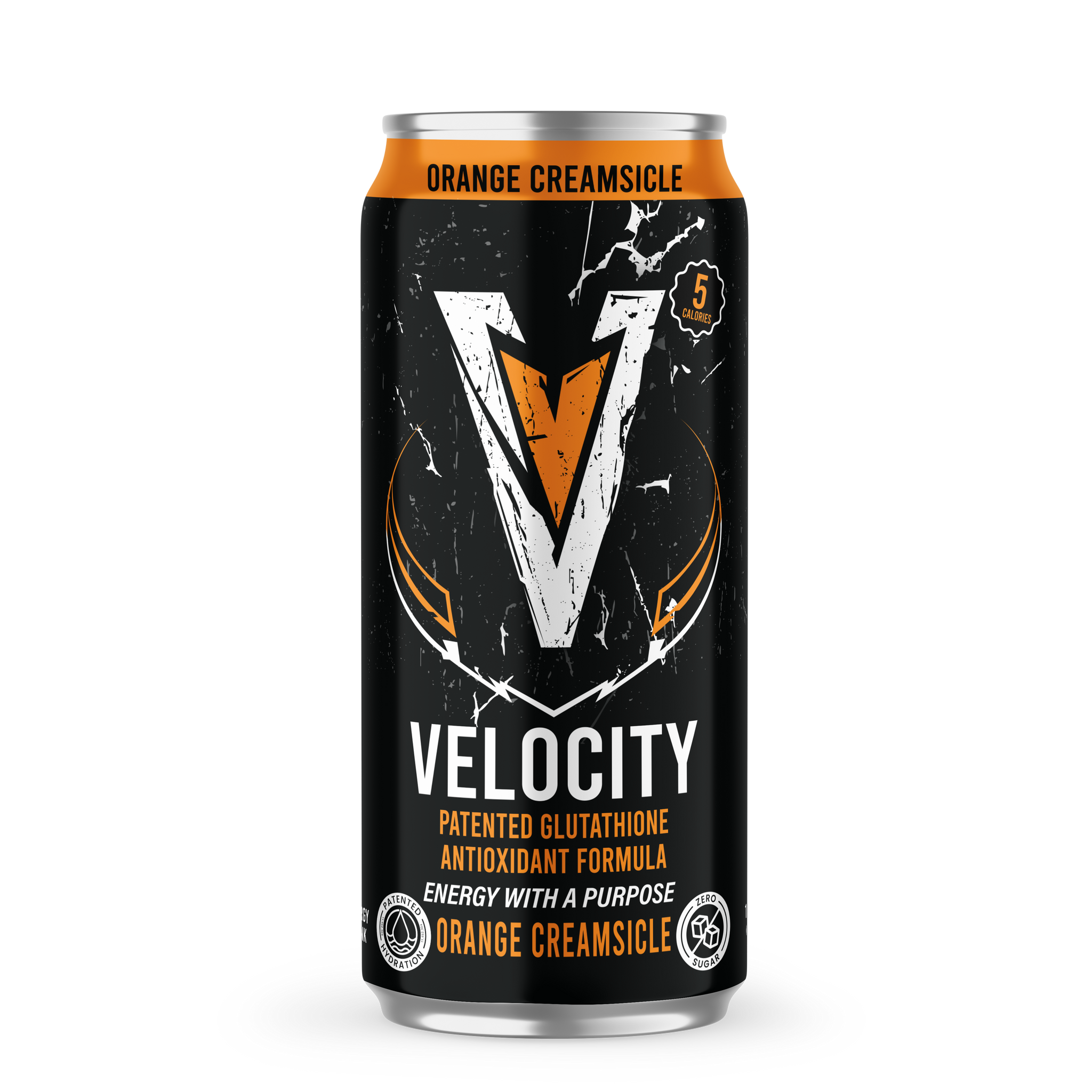 glutathione energy drink Velocity Energy Drink, Orange Creamsicle, 16oz (Pack of 12)