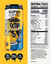 Load image into Gallery viewer, Super Coffee XXTRA, Vanilla, 15oz (Pack of 12)
