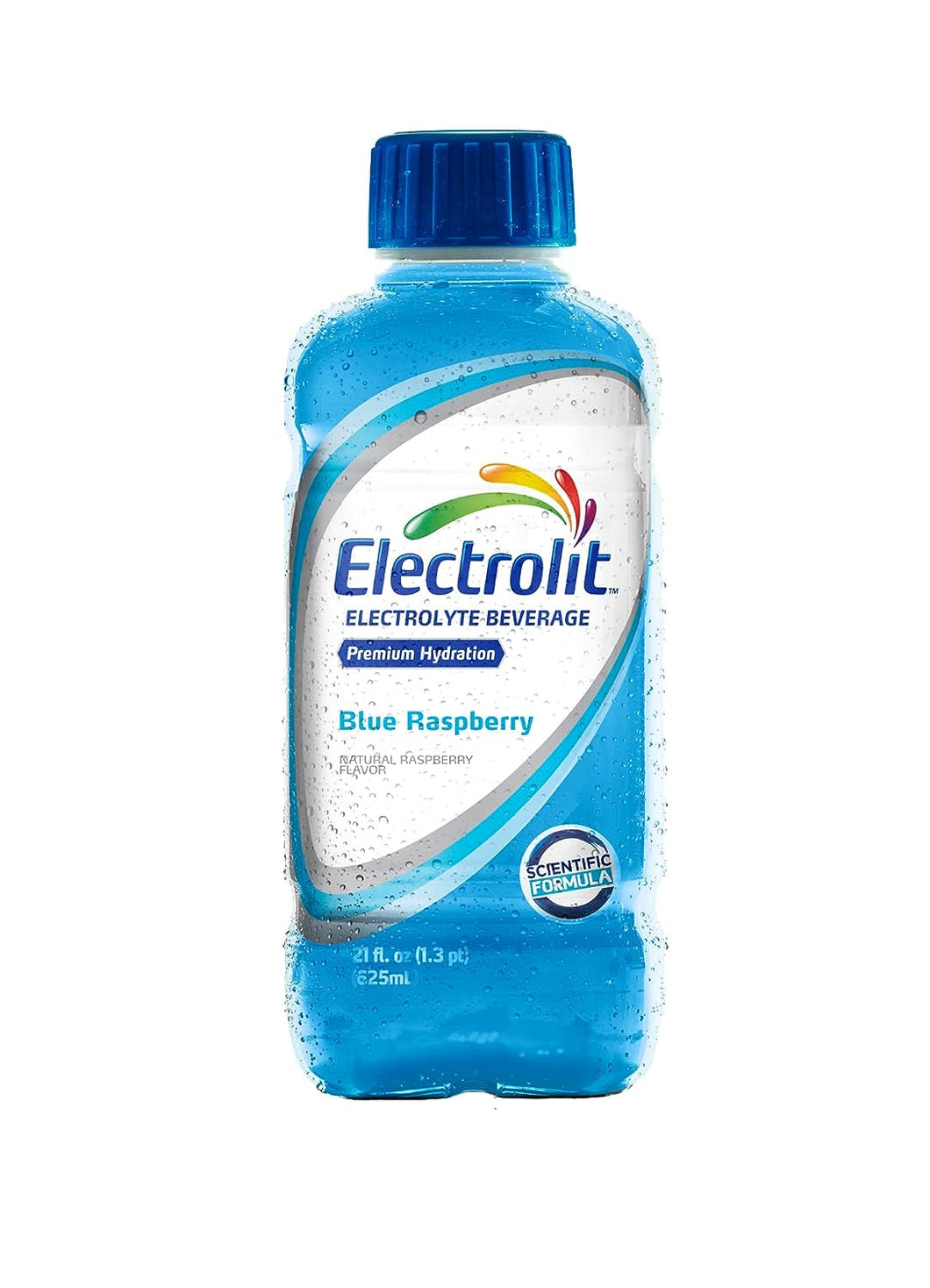 Electrolit Electrolyte Hydration Beverage, Blue Raspberry, 21oz (Pack of 12)