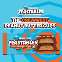 Load image into Gallery viewer, Feastables MrBeast Chocoalte, Creamy Peanut Butter Cups, 1.41 oz (Pack of 24)
