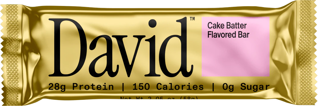 David Protein Bar, Cake Batter, 2.05oz