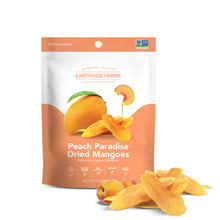 Load image into Gallery viewer, Earthside Farms, Peach Dried Organic Mangoes, 2.8oz (Pack of 6)
