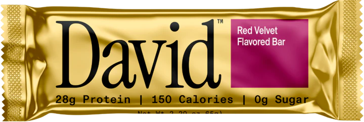 David Protein Bar, Red Velvet, 2.05oz