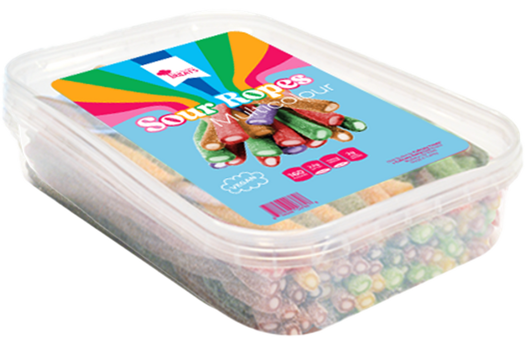 Culinary Treats Multicolor Sour Gummy Ropes, 7oz - Multi-Pack