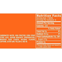 Load image into Gallery viewer, Sunkist Soda, Orange, 16.9oz (Pack of 24)
