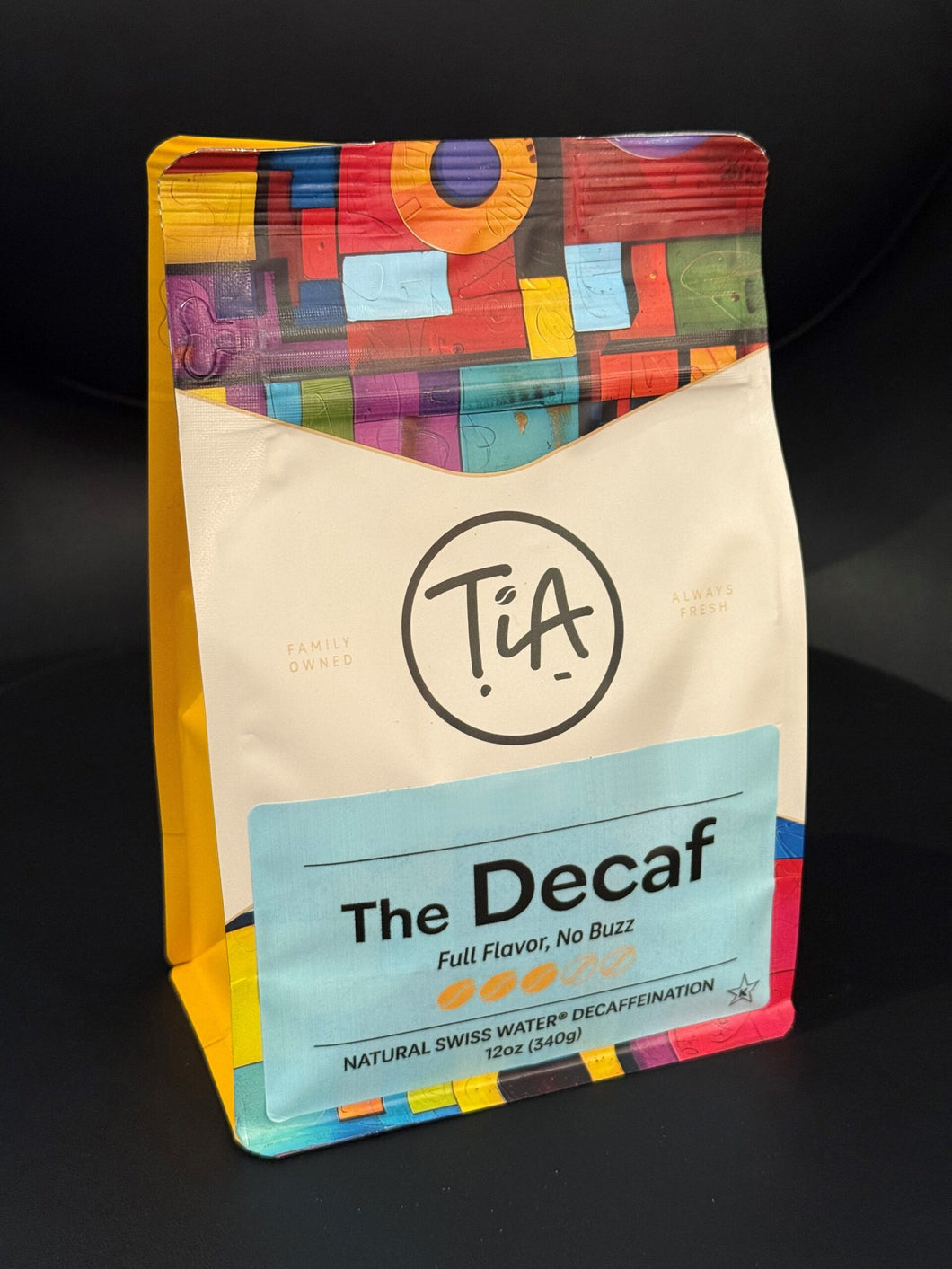 TiA Ground Coffee, The Decaf, 12oz - Multi-Pack