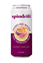 Load image into Gallery viewer, Spindrift Fruit Flavored Sparkling Water, Island Punch, 16oz (Pack of 12)

