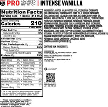 Load image into Gallery viewer, Muscle Milk PRO Series 40g Protein Shake, Intense Vanilla, 14oz (Pack of 12)

