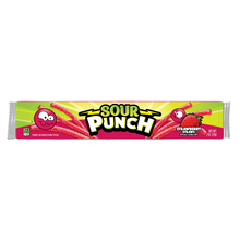 Load image into Gallery viewer, Sour Punch Chewy Candy Straws, Strawberry, 2oz (Pack of 24)
