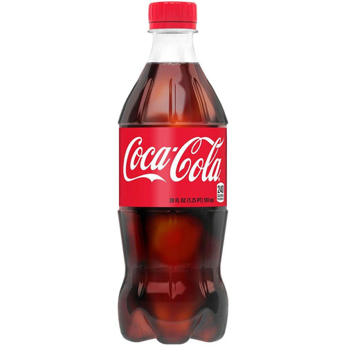 Coca-Cola Soda 20 oz (Pack of 24) - Oasis Snacks