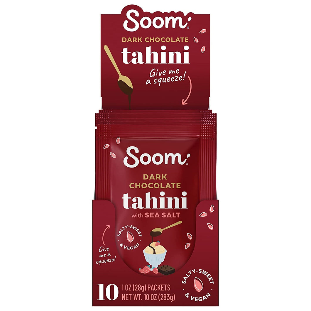 Soom Tahini, Dark Chocolate, 1oz (Pack of 10)